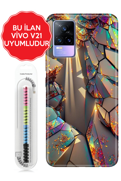 vivo Y15S V21 V21E V29 V30 Lite 5G Kılıf Silikon Kapak Bonito