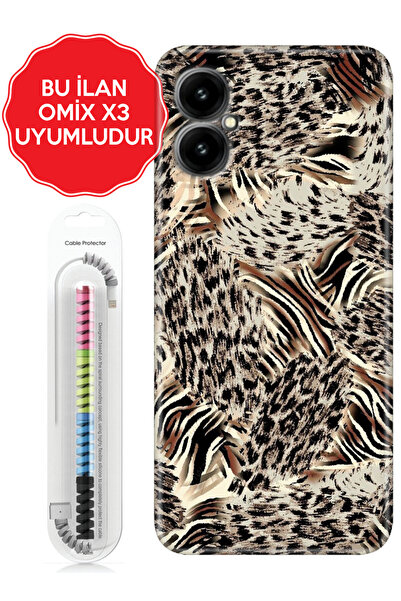 omix X3 X5 X6 X7 X300 X400 X500 X600 X700 Kılıf Silikon LionPrint
