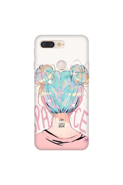 General Mobile Gm 9 Pro Uyumlu Kılıf 0.4mm Lazer Kesim Silikon Kapak Uzaydan Gelen Kız