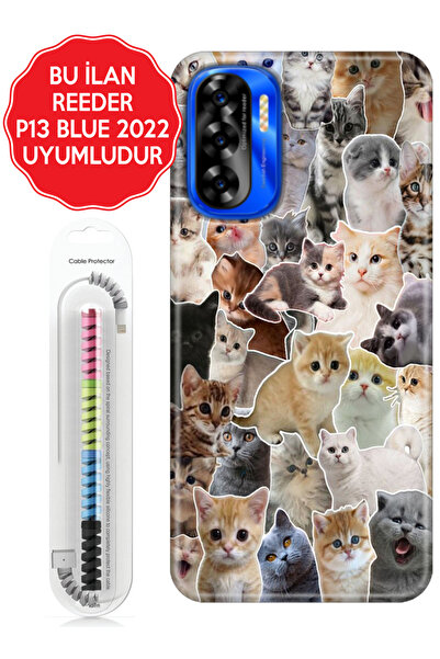 Reeder S23 Pro P13 Blue Max Pro Lite 2020 2021 2022 Kılıf Temalı Telefon Kılı...