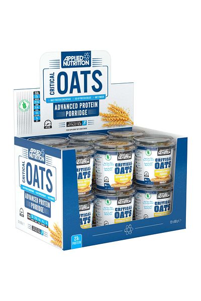 applied nutrition Critical Oats, Chocolate, Box of 12 Pieces