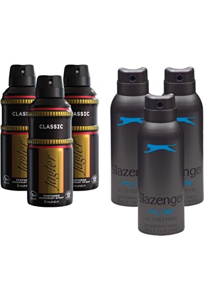 Slazenger Deodorant Active Sport Mavi 150ml X 3 Adet + Jagler Erkek Deodorant...