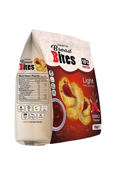 Laperva Bread Bites, 1 Piece, Barbecue,rich In Protein 10%, Baked Not Fried.