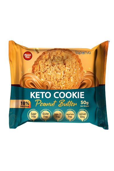 Laperva Keto Cookie, Peanut Butter, 1 Piece