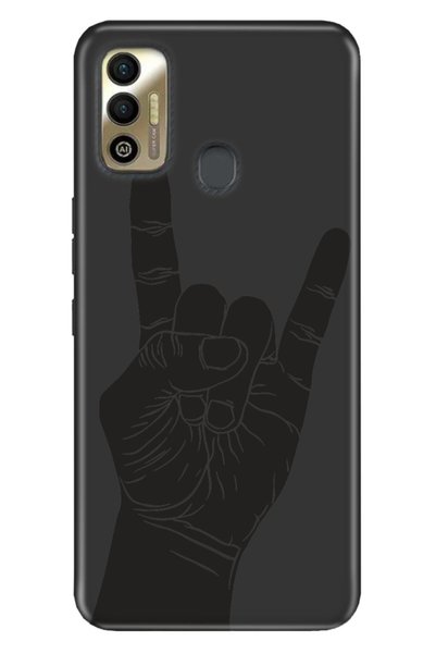 TECNO حافظة متوافقة مع Spark 7t من سلسلة Tioserisi مصنوعة من السيليكون المصور