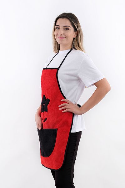 sevilya Wellsoft Liquid Proof Waterproof Kitchen Apron with Pockets
