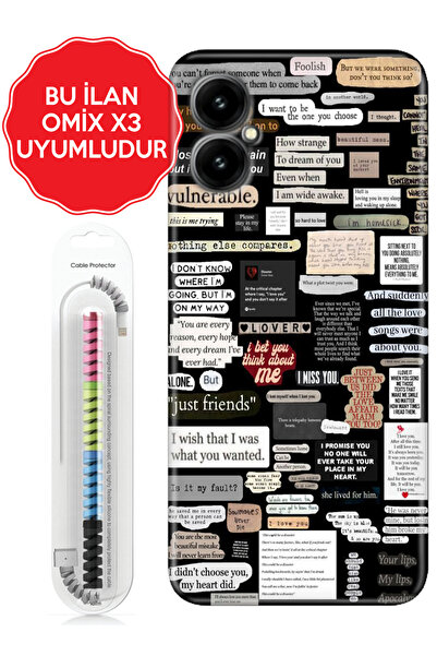 omix X3 X5 X6 X7 X300 X400 X500 X600 X700 Kılıf Silikon Küpür