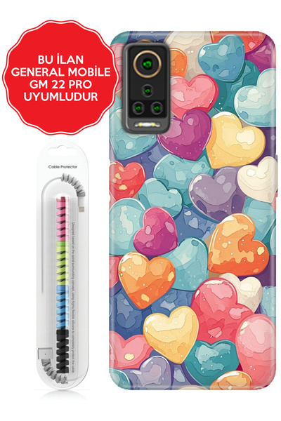 General Mobile Gm 5 8 9 10 20 21 22 22s 23 24 Era 30 50 Pro Plus Kılıf Dekore...
