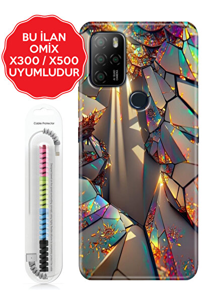 omix X3 X5 X6 X7 X300 X400 X500 X600 X700 Kılıf Baskılı Renkli Arka Kapak Bonito