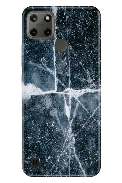 realme C21Y C25Y Compatible Case Patterned Printed Silicone Bells Marble