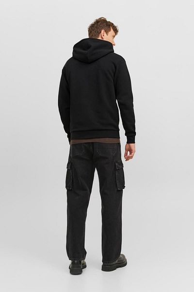 Jack & Jones Jjebradley Sweat Zip Hood Noos Black 12249342
