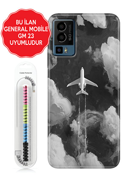 General Mobile Gm 5 8 9 10 20 21 22 22s 23 24 Era 30 50 Pro Plus Kılıf Bulutl...