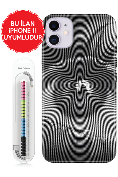 Cekuonline İphone 7 8 11 12 13 14 15 16 Pro Max Plus Kılıf Resimli Silikon Ka...