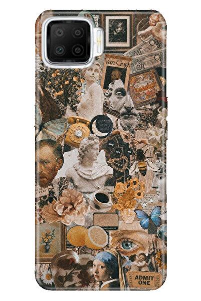 OPPO A73 Uyumlu Kılıf Silikon Desenli Tam Koruma Resimli Kapak VanGogh