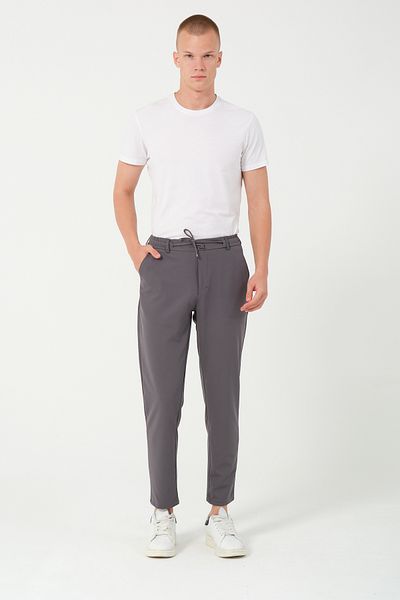 Bonesti Slim Fit Jogger Pants Dark Gray