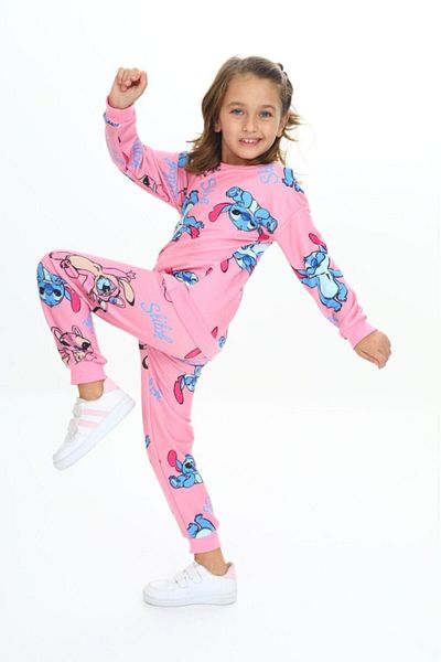 My Kids Wear Girl's Cartoon Character Suit Set