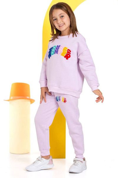 tunays shopping 3 Yarn Charded Oversize Mold Bottom Top Girl's Set