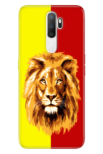 OPPO A5 A9 2020 Uyumlu Kılıf Silikon Desenli Tam Koruma Resimli Kapak Sarı Kı...