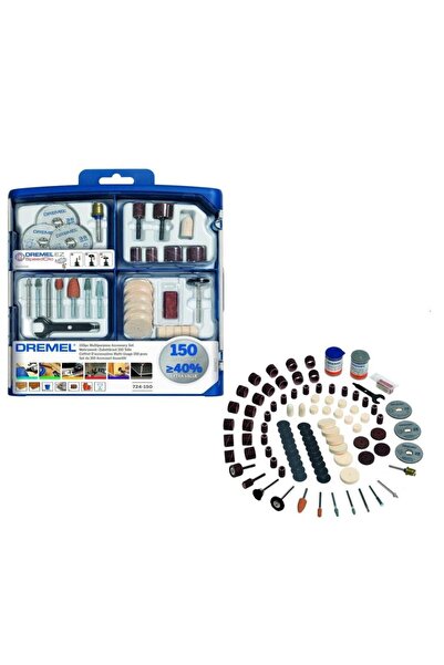 Dremel 724 Çok Amaçlı Aksesuar Seti 150 Parça 2615S724JA
