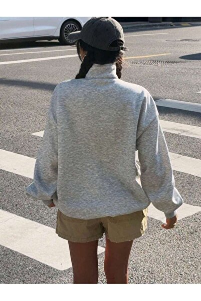 Jose Clothing Εδβάρ Σειρά Περιορισμένης Έκδοσης Φερμουάρ Oversize Κοπή Φούτερ