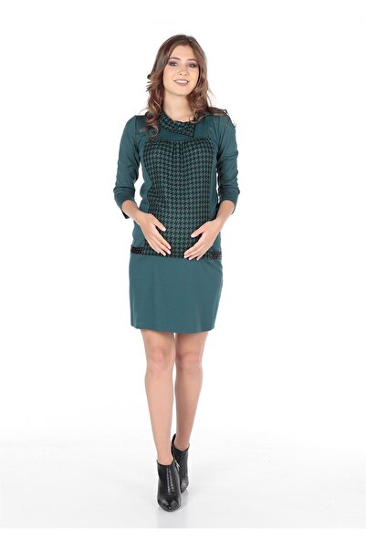 BUSA Casual Μίνι Φόρεμα εγκυμοσύνης Πράσινο