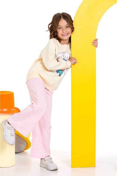 tunays shopping Sti?Ch Printed 3 Thread Raised Girl's Set