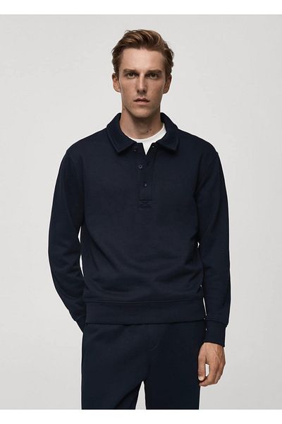 MANGO Man 100% Cotton Polo T-Shirt