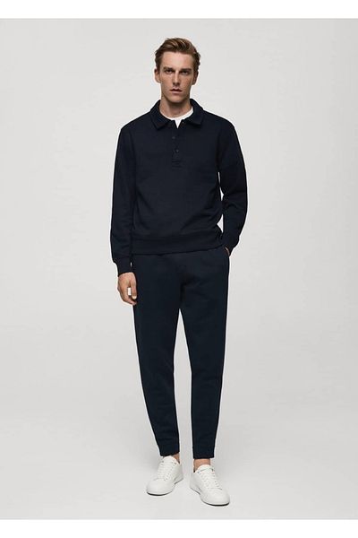MANGO Man 100% Cotton Polo T-Shirt