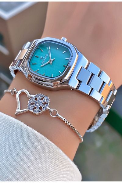 Reward Brand Silver Color Steel Cord Women's Wristwatch - Bracelet