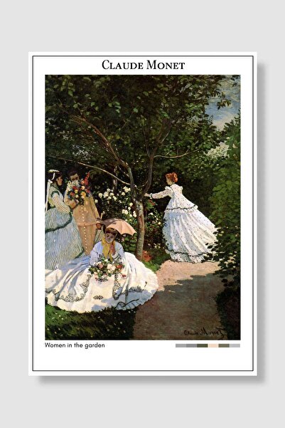 kubdekor Claude Monet Women in the garden Poster