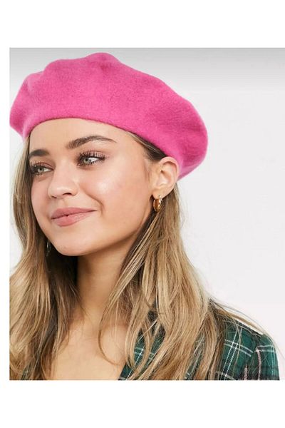 AYGÜN Fuchsia Pink French Painter Wool Felt