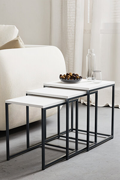 KODIGU Promo Zigon Sehpa - 45x45 - 45x40 - 45x35 -  Eko Ürün