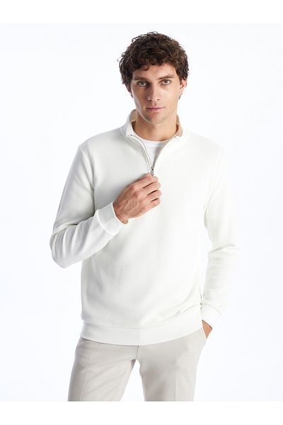 LC Waikiki High Collar Long Sleeve Men's Knitwear Sweater