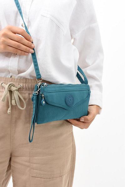 Baginn Mini Geanta Crossbody Portofel Geanta de mana Utilizare Functionala Geanta de umar Poștaș 22 Cm Lățime