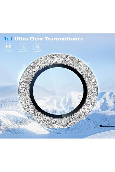 ENİLTECH Samsung Galaxy A54 Compatible Jewelled Lens Camera Protector