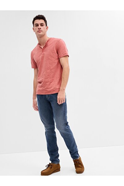 GAP Erkek Koyu Mavi Slim Taper Flex Washwell:trade_mark:: Jean Pantolon