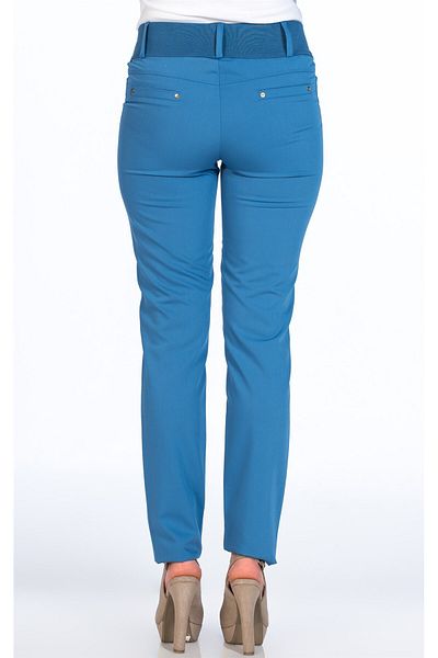 BUSA Pantaloni Gradina Gabardina Albastri