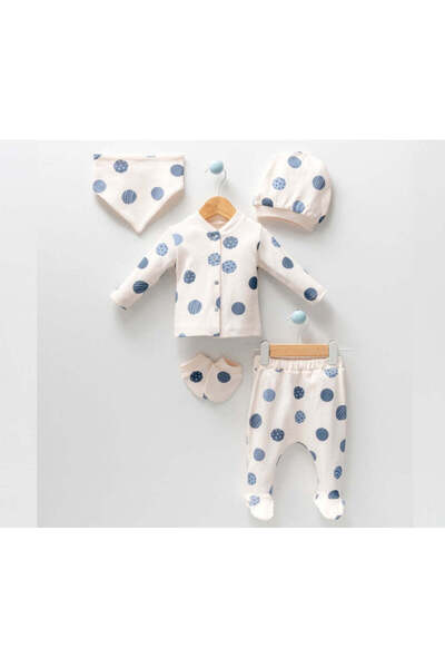 by bubbles طقم خروج الطفل من المستشفى بنمط الكوكب مكون من 5 قطع