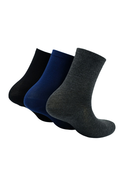 Bambuleyyo Çorap Kadın Bambu Çorap 3'lü Paket (Beden 36-41), Siyah, Antrasit,...