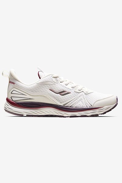 Lescon Blast 3 White-Blackberry Running Shoes