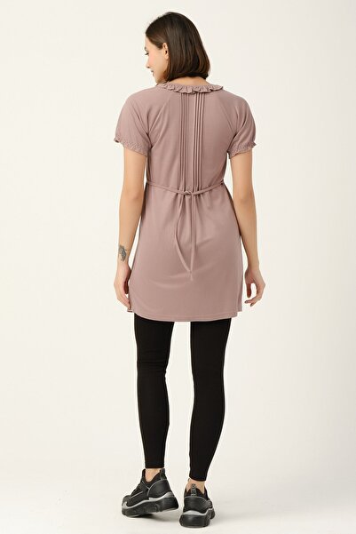 BUSA Κοντομάνικη μπλούζα εγκυμοσύνης Mink