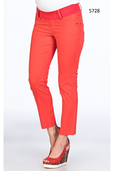 BUSA Trudničke gabardin hlače crvene