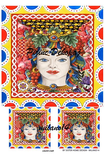 LİNEART ورق تزيين نحاسي من سلسلة ميلانو مقاس 29 × 42 سم رقم: MILANO14