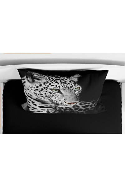 Erays Home Leopard White 3D Digital Printed Single Bedding Set