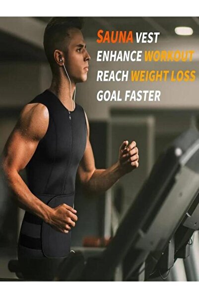 Ankaflex Unisex Sauna Corset - Belly Fat, Sweat Jacket, Thermal Heat Insulated Body Vest