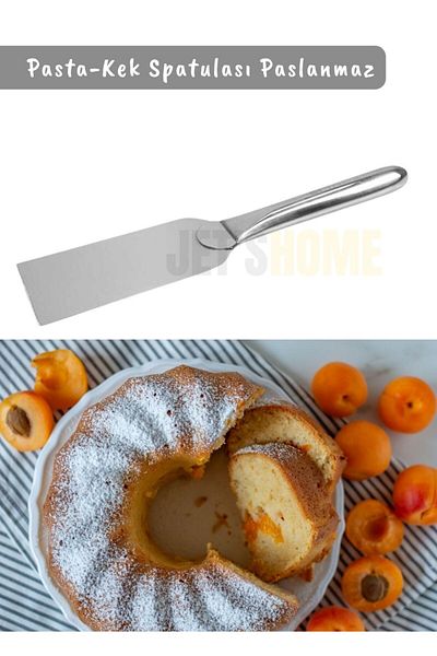 Jet's Home Stainless Cake Pastry Spatula - Cream No:3, Steel 29 cm
