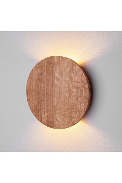 hü ma tasarım ve aksesuar İpli Switch Butonlu Anahtarlı Doğal Ahşap Yuvarlak Rustik Salon Duvar Aplik Kütük Aplik 220 V