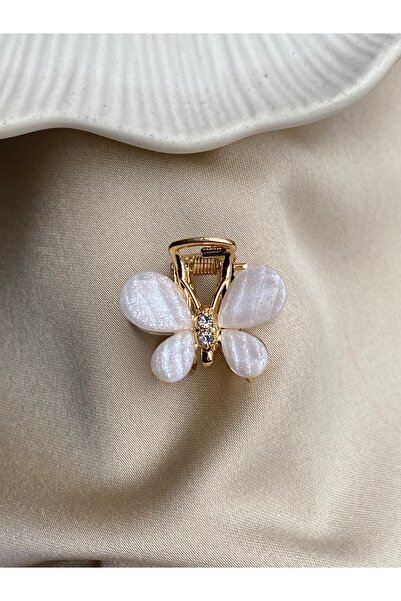 TwinsSis Store Pearlescent Metal Mini Butterfly Peg Buckle 3 cm