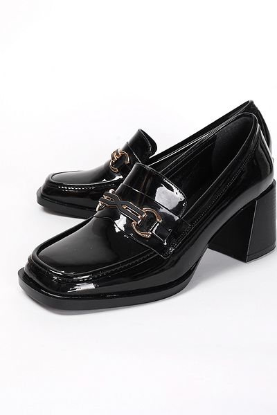 Liza Shoes Estes Дамски мокасини с катарами и ток A014-K302
