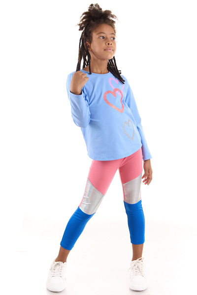 Colorinas Tricou cu mânecă lungă cu imprimeu Glitter